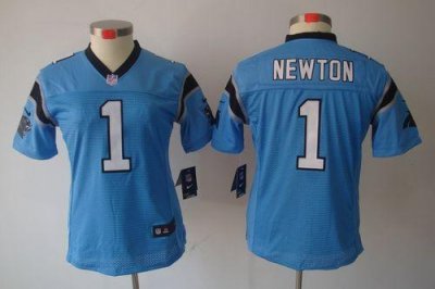 Jerseys Factory Cheap Nike Panthers #1 Cam Newton Blue Alternate