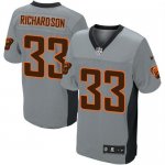 Jerseys Factory Cheap Nike Browns #33 Trent Richardson Grey Shad