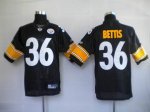 Jerseys Factory Cheap Steelers #36 Jerome Bettis Black Stitched