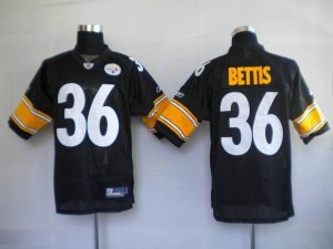Jerseys Factory Cheap Steelers #36 Jerome Bettis Black Stitched