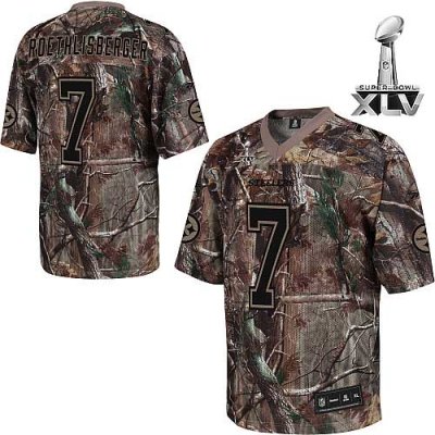 Jerseys Factory Cheap Steelers #7 Ben Roethlisberger Camouflage