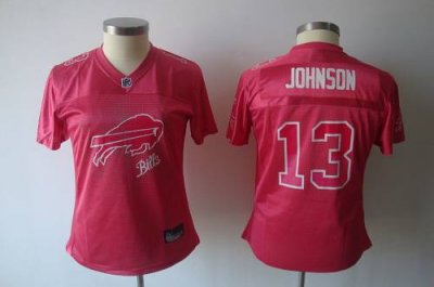 Jerseys Factory Cheap Bills #13 Steve Johnson Pink 2011 Women's