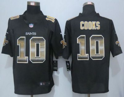 Jerseys Factory Cheap Nike Saints #10 Brandin Cooks Black Team C