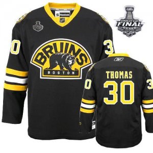 Jerseys Factory Cheap Bruins Stanley Cup Finals Patch #30 Tim Th