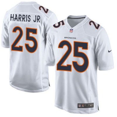 Jerseys Factory Cheap Nike Broncos #25 Chris Harris Jr White Men