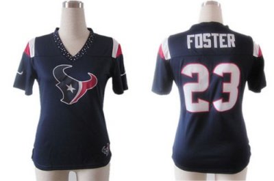 Jerseys Factory Cheap Nike Texans #23 Arian Foster Navy Blue Tea