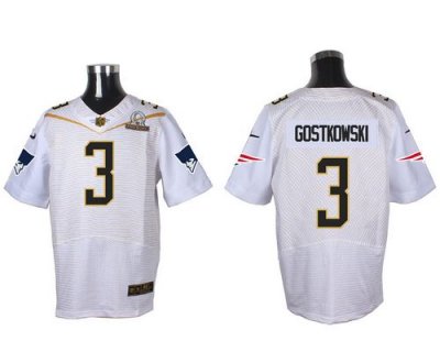 Jerseys Factory Cheap Nike Patriots #3 Stephen Gostkowski White