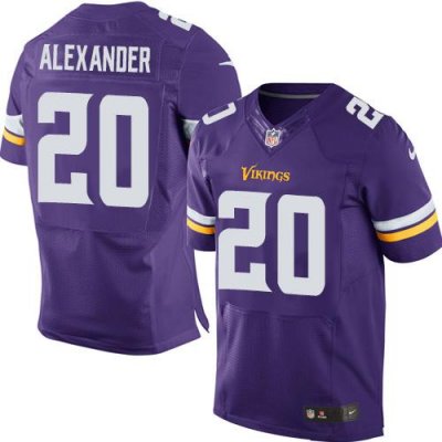 Jerseys Factory Cheap Nike Vikings #20 Mackensie Alexander Purpl