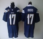 Jerseys Factory Cheap Nike Chargers #17 Philip Rivers Navy Blue
