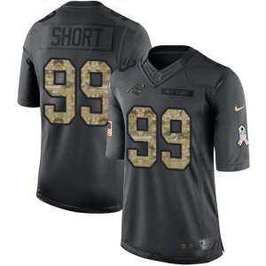 Jerseys Factory Cheap Nike Panthers #99 Kawann Short Black Men's