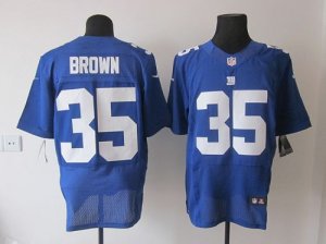 Jerseys Factory Cheap Nike Giants #35 Andre Brown Royal Blue Tea