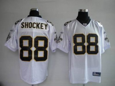 Jerseys Factory Cheap Saints #88 Jeremy Shockey White Stitched N