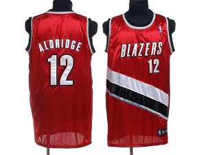 Jerseys Factory Cheap Blazers #12 LaMarcus Aldridge Stitched Red