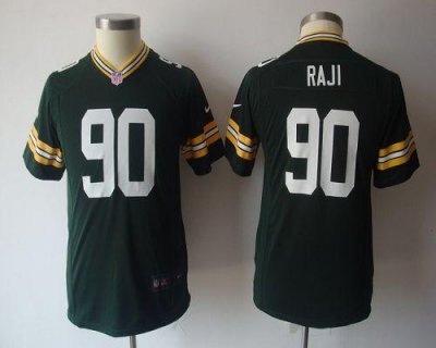 Jerseys Factory Cheap Nike Packers #90 B.J. Raji Green Team Colo