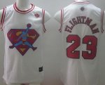 Jerseys Factory Cheap Bulls #23 Michael Jordan White Flightman S
