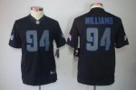 Jerseys Factory Cheap Nike Bills #94 Mario Williams Black Impact