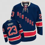 Jerseys Factory Cheap Rangers #23 Chris Drury Embroidered Dark B