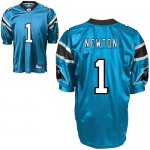 Jerseys Factory Cheap Panthers #1 Cam Newton Blue Stitched NFL J