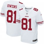 Jerseys Factory Cheap Nike 49ers #81 Terrell Owens White Men's S
