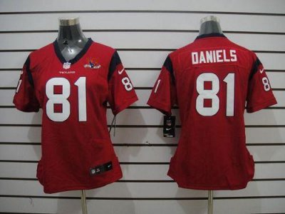 Jerseys Factory Cheap Nike Texans #81 Owen Daniels Red Alternate