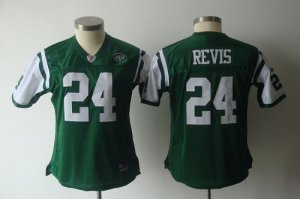 Jerseys Factory Cheap Jets #24 Darrelle Revis Green Women's Team