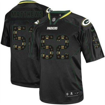 Jerseys Factory Cheap Nike Packers #52 Clay Matthews New Lights