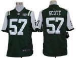 Jerseys Factory Cheap Nike Jets #57 Bart Scott Green Team Color