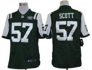Jerseys Factory Cheap Nike Jets #57 Bart Scott Green Team Color