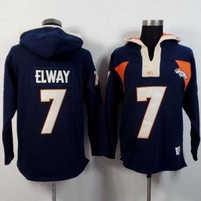 Jerseys Factory Cheap Denver Broncos #7 John Elway Navy Blue Pla