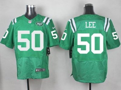 Jerseys Factory Cheap Nike Jets #50 Darron Lee Green Men's Stitc