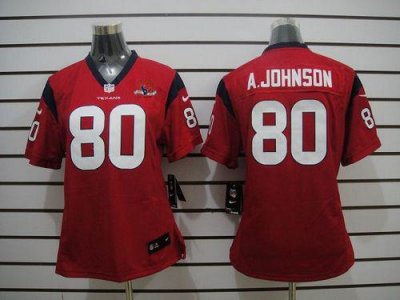 Jerseys Factory Cheap Nike Texans #80 Andre Johnson Red Alternat