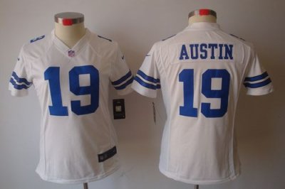 Jerseys Factory Cheap Nike Cowboys #19 Miles Austin White Women'
