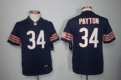 Jerseys Factory Cheap Nike Bears #34 Walter Payton Navy Blue Tea