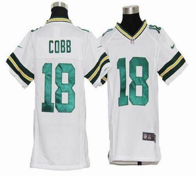 Jerseys Factory Cheap Nike Packers #18 Randall Cobb White Youth