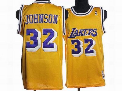 Jerseys Factory Cheap Mitchell and Ness Lakers #32 Magic Johnson