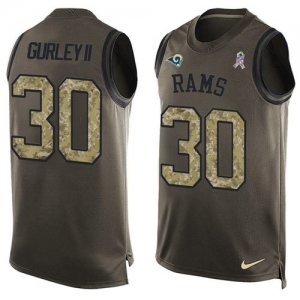 Jerseys Factory Cheap Nike Rams #30 Todd Gurley II Green Men's S