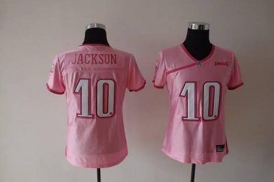 Jerseys Factory Cheap Eagles #10 DeSean Jackson Pink Women's Be