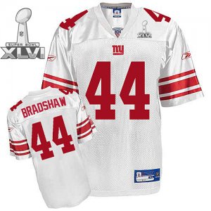 Jerseys Factory Cheap Giants #44 Ahmad Bradshaw White Super Bowl