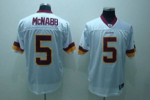 Jerseys Factory Cheap Redskins #5 Donovan McNabb Stitched White
