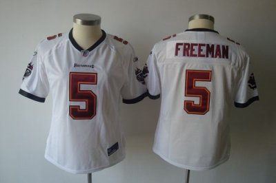 Jerseys Factory Cheap Buccaneers #5 Josh Freeman White Women's T