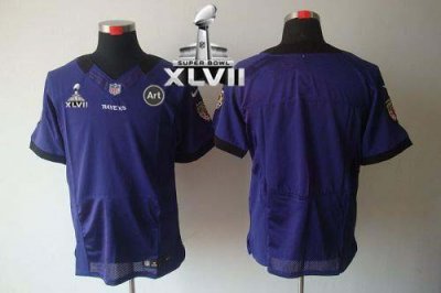 Jerseys Factory Cheap Nike Ravens Blank Purple Team Color Super