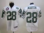 Jerseys Factory Cheap Jets #28 Curtis Martin White Hall of Fame