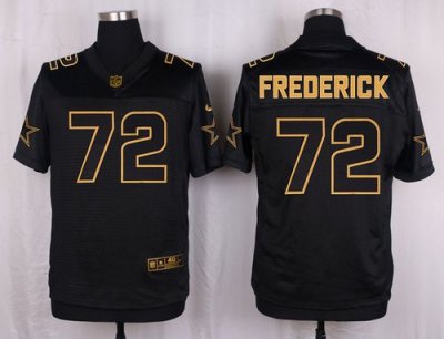 Jerseys Factory Cheap Nike Cowboys #72 Travis Frederick Black Me