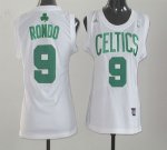 Jerseys Factory Cheap Celtics #9 Rajon Rondo White Women Fashion