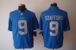 Jerseys Factory Cheap Nike Lions #9 Matthew Stafford Blue Altern