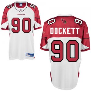 Jerseys Factory Cheap Cardinals #90 Darnell Dockett White Stitch