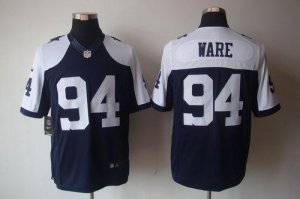 Jerseys Factory Cheap Nike Cowboys #94 DeMarcus Ware Navy Blue T