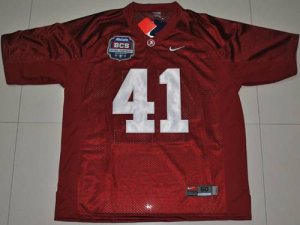 Jerseys Factory Cheap Crimson Tide #41 Courtney Upshaw Red 2012