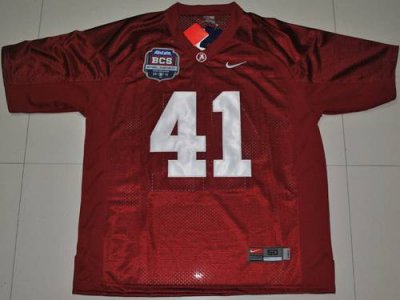 Jerseys Factory Cheap Crimson Tide #41 Courtney Upshaw Red 2012