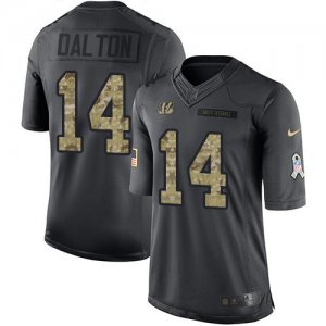 Jerseys Factory Cheap Nike Bengals #14 Andy Dalton Black Men's S
